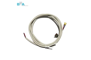 24AWG 4-Core Wire Harness T/D3mm to 190T Terminals 1.05M/3.44ft Gray NON UL for Industrial Control & Equipment Connection
