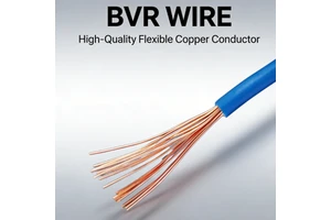 Wires and Cables BVR Stranded Soft Copper Core Wire PVC Insulated Flexible Ideal for Home Wiring Commercial Construction