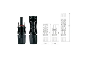 1500V 50A PV Solar Panel Cable Connector Male Female Waterproof Solar Connector