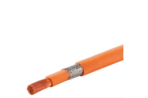 Orange 25Mm2 70Mm2 Double Insulated EV Charging Cable 1000/1500V Stranded Bare Automotive HV Electric Vehicle Shielded Cable