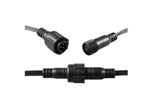 Outdoor Waterproof T Type Cable Connector 3pin 4pin 5pin 20AWG ABS Housing USB for Pixel LED Light Male/Female