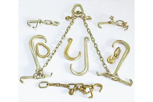 Series Conveyor Welded Alloy Chains High Quality Wholesale Yellow Zinc Plated Link Chain for Towing/Hauling/Drag Accessories