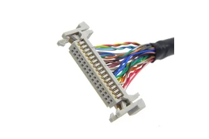 Factory Price Df13-40ds-1.25c 40 Pin Connector Shielded Wiring Harness Lvds Cable for Lcd Monitor