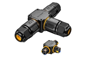 Greenway 3 Way IP68 2.5mm 2 Pin 3 Pin Copper Tool Free Waterproof Electrical Connector for Solar Power System and LED Lighting
