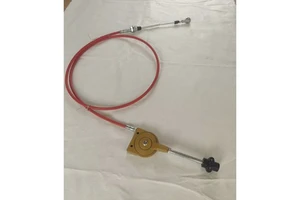 Excavator modified push-pull hand throttle cable controller flameout handle gold