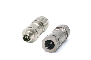 X-Coded M12 Ethernet All Metal Industrial Camera Communication Profinet Bus KEYENCE Other Connectors for Industrial Applications