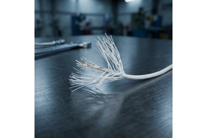 Industrial Grade Fiberglass Mica Braided High Temperature Wire Durable Heat Resistant Cable for Electric Machinery 450-600