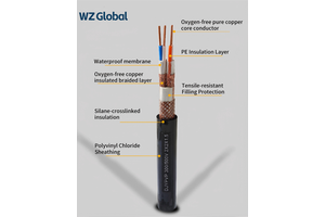 Computer Shielded Control Cable ,Foil & Braid Shield for Signal Integrity, Anti-Interference, PVC Insulation 450/750V