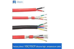 TZNUOYI YGZ/YGZP YGC/YGCP 2-6 Core High Temperature Resistant Flexible Stranded Silicone Rubber Cable Soft Silicone Wire IP65
