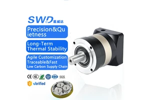 Servo Planetary Gearbox PL60 Precision Low Backlash 10:1 Gear Ratio 5 HP Flange Mounted Hollow Shaft ODM Customizable 3-Year