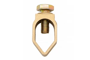 Compatible with 5/8''-3/4'' grounding rods supports 16-95 mm² cables heavy-duty industrial grounding connector