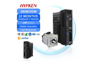48V 1.5kW Three-Phase Inovance CNC AC Servo Motor Drive Set Ethernet Stabilizer Micro Nema 34 IE3 Efficiency IP55 Protection