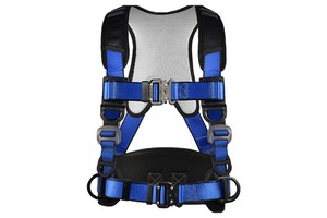 Manufacturer Safety Harness Set With Double Hook Lanyard For Power Line Work Electrical Safety Belt