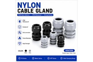 Nylon Cable Glands PG 7/9/11/13.5/16/19/21/25/29L Long Thread High Quality Wire Plastic Waterproof Connector Cable Joints