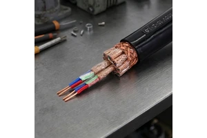 Precision Control Copper Braided Shielded Cable Low Noise Data Transmission Wire for Machinery