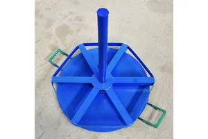 High Quality Steel Frame Construction Electrical Cable Pay-off Drum Bracket with 1000-5000Kn Rated Load