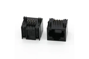 PCB Jack RJ45 45 Connector Right Angle DIP Type 8P8C RJ45 Female Socket Connector