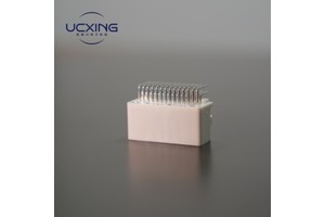 WX 110D CONNECTOR Servo Motor Male Adapter 28P 90 12V DC Copper Alloy 2.5A Rectangle SPS/PBT Housing CN/GUA
