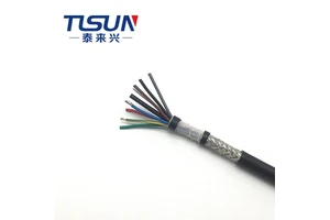 CE Certified Shielded Control Cable CY 8x0.5mm Tinned Copper Braided Shielded Signal Transmission Anti-Interference