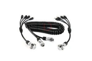 High Quality Digital Video Recorder Cable Kit Suzi Coiled Tractor Spiral Trailer for Truck Caravan 4M/6M 7 Pin
