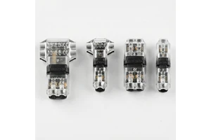 LED Quick Strip-free Wire Terminals 2-Pin Splice Electrical Cable Wire Connector Crimp Terminals