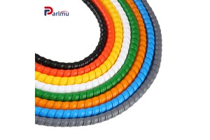 Heavy Duty Spiral Cable Protector for Engine and Electrical Systems Resistant to Wear and Tear