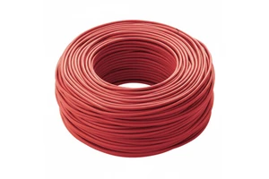 Unifilar FS17 Electric Cable Cord 6mmq Red 25 Meters Electrical Wires Section