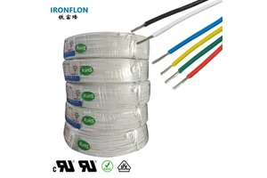 AF200 0.5mm² FEP Electrical Copper Wire F46 Insulated Electronic High Temperature 200℃ Tin Plated Harness Wire For Automotive