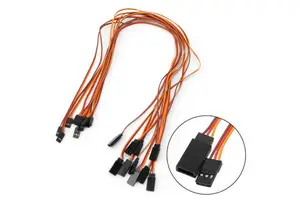 150mm 200mm 300mm 500mm 600mm Futaba JR Male to Female Motor Servo Lead Cable Extension Wire for RC Helicopter Drone Aircraft
