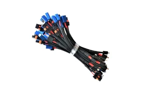 Custom Car LED Light Bulb Socket 9005/9006 Female H1 Female to H1 Male Adapter Spliter Wiring Harness