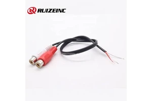 Custom RCA Wire Harness Female Plug Auto Camera Input Wiring Harness for Car