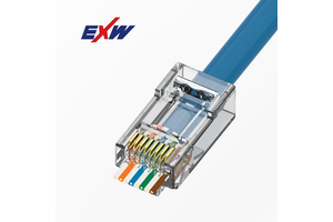 1000pcs Cat5e 8P8C RJ45 Plug For Stranded Wire UTP Ethernet Connector UL 94V2 Network Plug