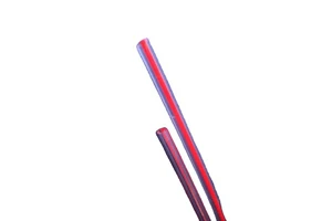 Electrical Wiring Harness Thermocouple Temperature Measurement FieldStriped FEP Square High Pressure Flexible Tubes