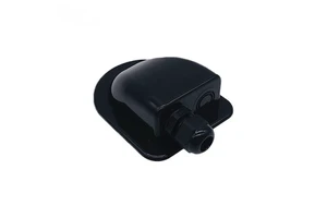 Outdoor Waterproof ABS Plastic Black Single Solar Cable Glands Plate Systems for Caravan RV Marine