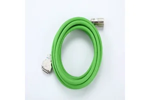 9 Core TPU Flexible Servo Cable Green Drag Chain Servo Wire Gold Plated Copper Contact D-SUB DB9 Servo Cable