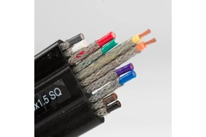 Oil Resistant YFFB PUR Flat Cable for Overhead Crane Systems