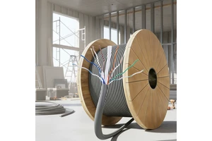 Outdoor Shielding Lan Cat6A Cable 1000ft Drum 23AWG Bare Copper CCA Waterproof Shield SFTP FTP Cat6 Outdoor Cable 305m