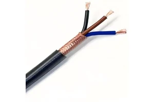 3-Core WDZN-RYYP Low-Smoke Halogen-Free Fire-Resistant Shielded Signal Cable, Oxygen-Free Copper