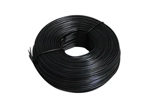 Steel Iron Durable Floor Black PVC Rebar Tie Wire Coil Binding Hardware China Made 3.5Lbs for Construction