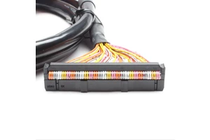 Industrial PLC IDC Wiring Harness 2-0 Pin PVC Insulated Cable for Automation Control Panels Wire Harness Cable Assembly