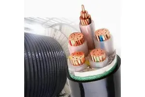 26/35kV HV Cable YJV 4 Core Copper Conductor XLPE Steel Armored Flame Retardant for Power Transmission Construction