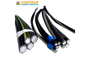 CAAI ABC Cable Aerial Bundled Electrical Self Supporting Aluminum XLPE PVC PE Insulated Low Voltage 600V/1000V Overhead Cable