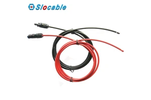 Slocable Wholesale 1500V XLPO Tinned Copper Solar Panel PV Cable DC Power Inverter Solar Wire 16mm 10mm 6mm 4mm Solar Cable