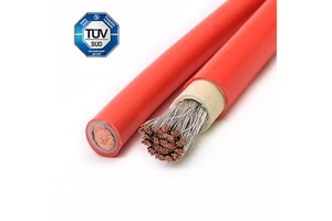 IEC62930 TUV Solar Cable H1Z2Z2-K Tinned Copper XLPO DC1500V/AC1000V PV Cable Wire 4MM2 6MM2 10MM2 16MM2
