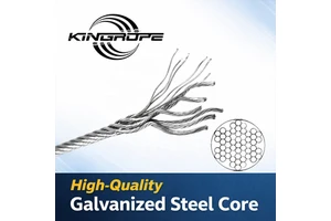 Wholesale Dia 1/8'' 5/32'' 3/6'' 1/4'' 3/8'' GOST 2688-80 7668-80 Certified Zip Line Cable 6x7+IWS 6x19+IWS For Aircraft Cable
