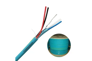 CHANGBAO Communication System Cable Bundle 22AWG 2-Core BC Stranded Shielded Data Cable + 18AWG 2-Core BC Stranded Power Cable