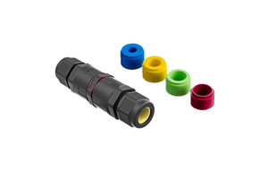 IP68 Waterproof Outdoor Push-in Screwless Cable Joiner Cable to Cable Wire Solution PA19 Connectors 8A 300V PVC 3-Pin