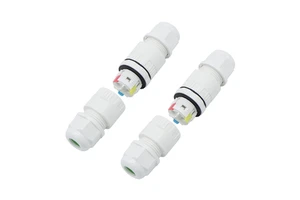 M25 M20 M16 Waterproof Power Wire Connector 2PIN 3PIN 5PIN 6PIN Plastic Cable Connectors for LED Lighting 3P 5P Ip68 25A Copper