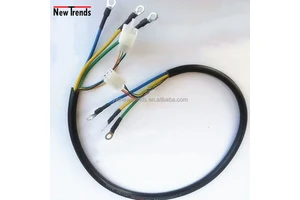 3 4 6 Square 2M Motor Extension Core Wire High Temperature Resist Copper Harness and Junction Box for Electric Tricycle