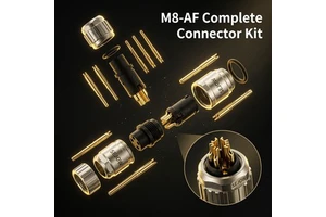 M5 M8 M9 M12 M16 M23 7/8 Connectors Metal Connector IP67 Waterproof 4 -17Pin Male Female Aviation Plug Sensor Cable Connector